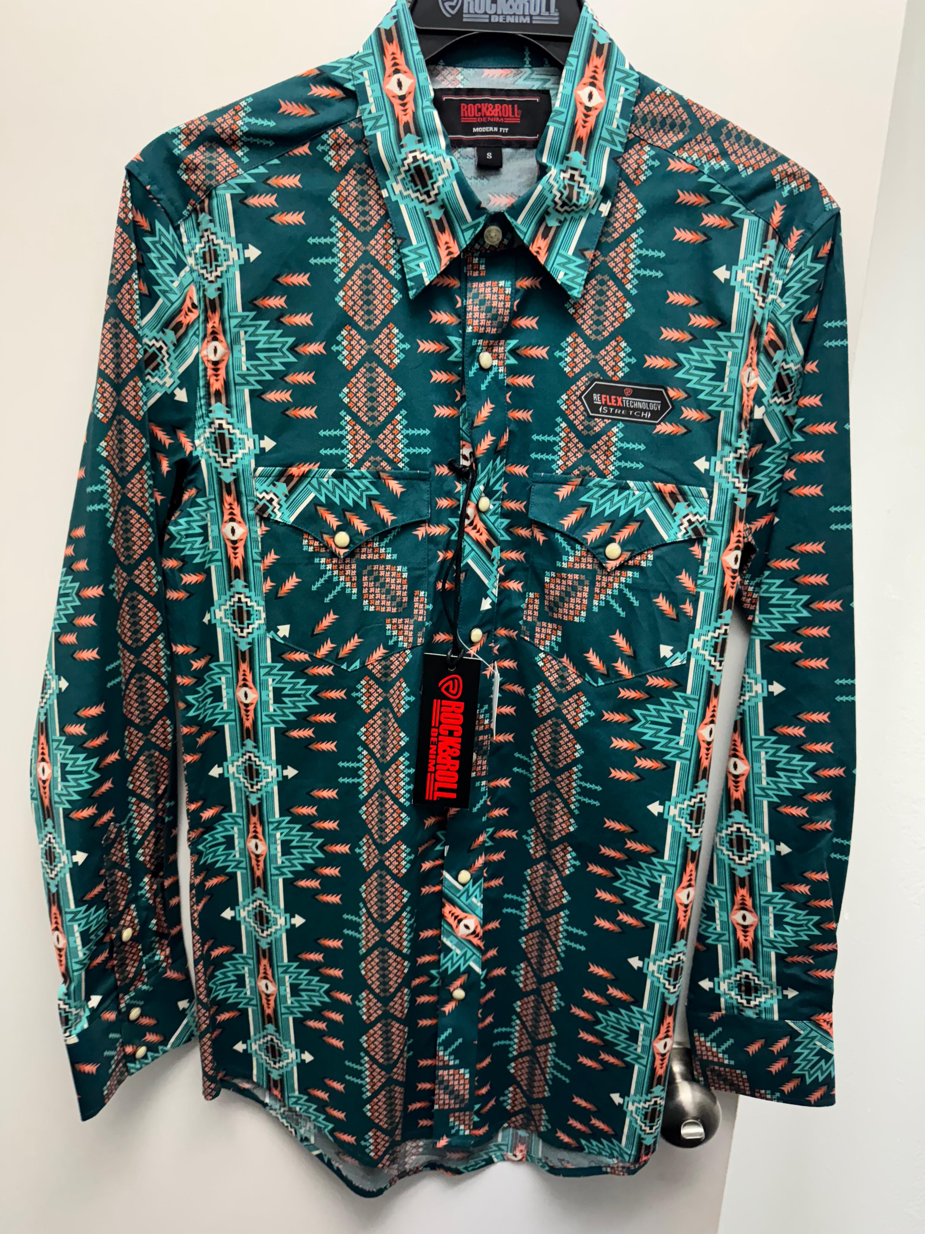 R&R-Aqua/Orange-LS-Adult