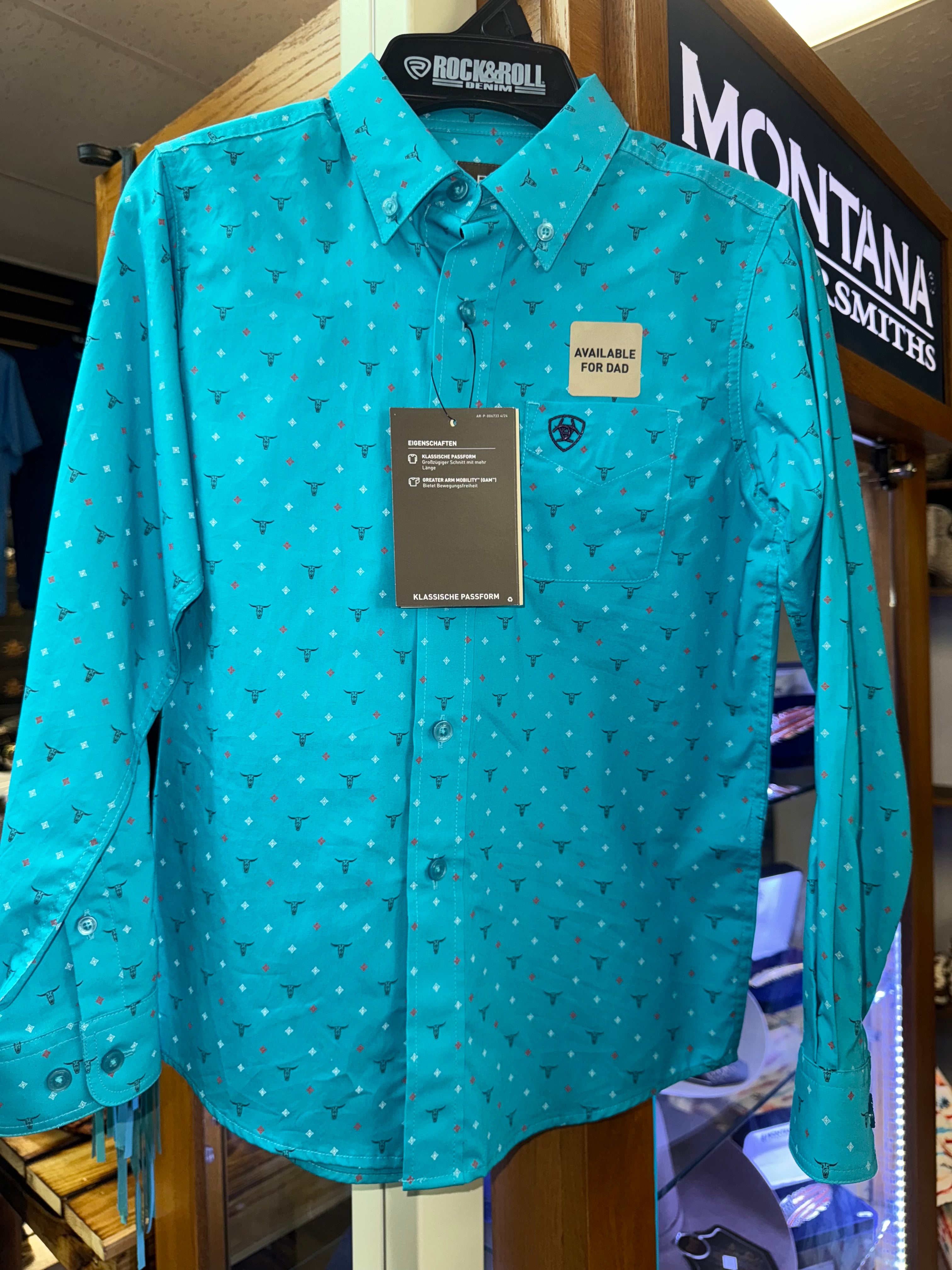 ARIAT-LS-Willke-Snap Kids
