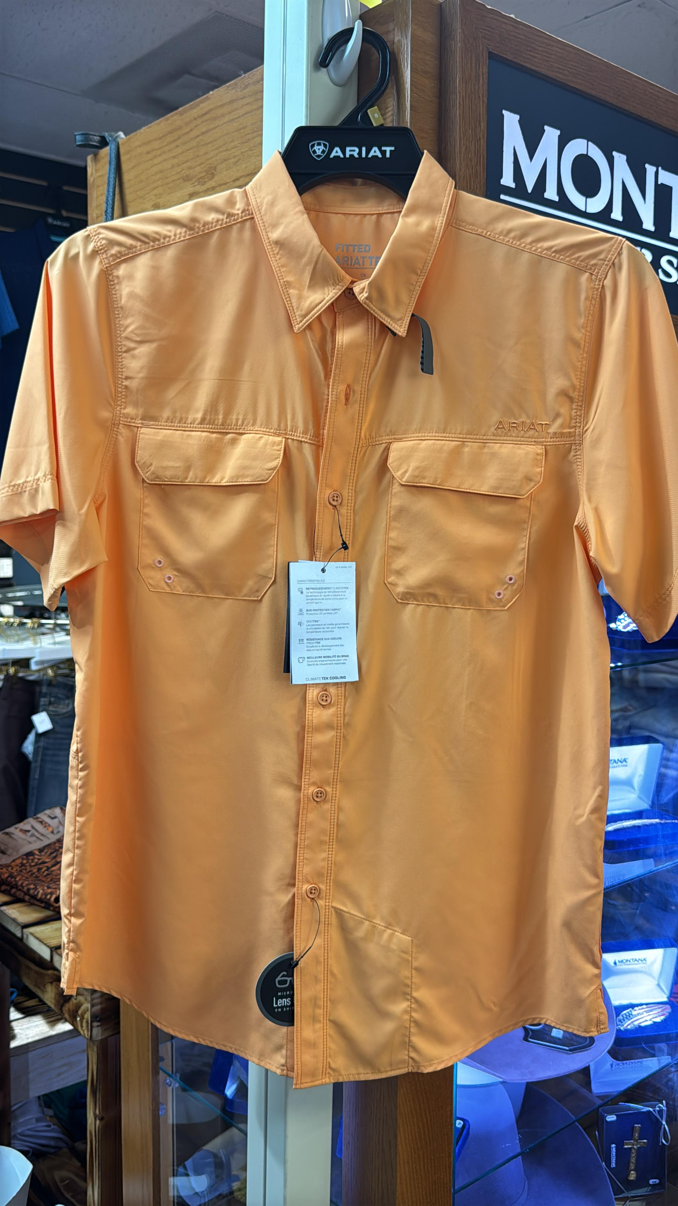 ARIAT-SS-Orange Polo Adult
