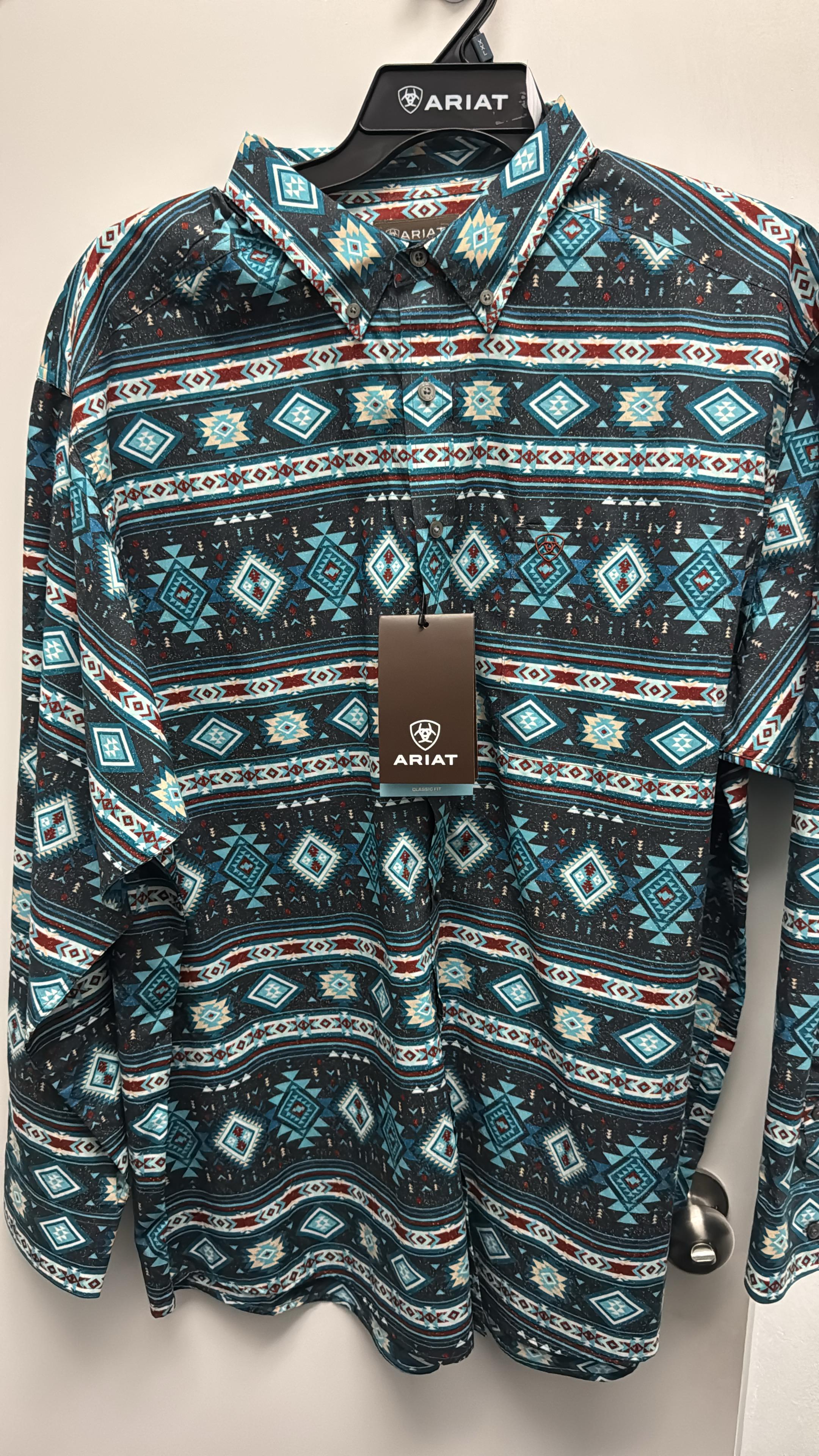 ARIAT-LS-Aqua Aztec Adult