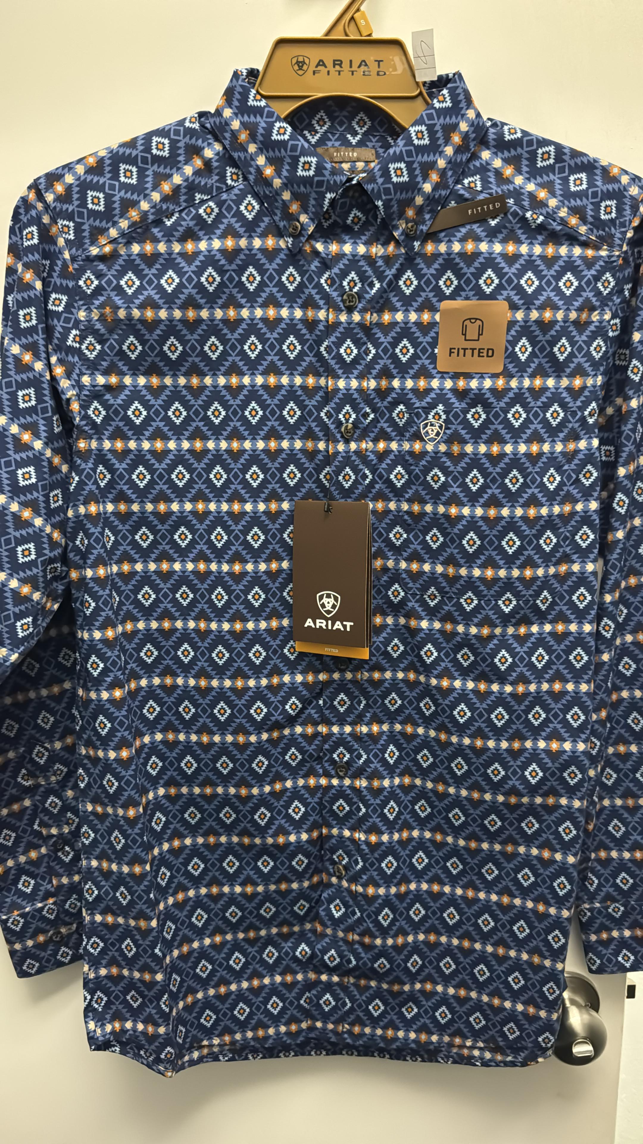 ARIAT-Navy Blue Small Aztec Adult