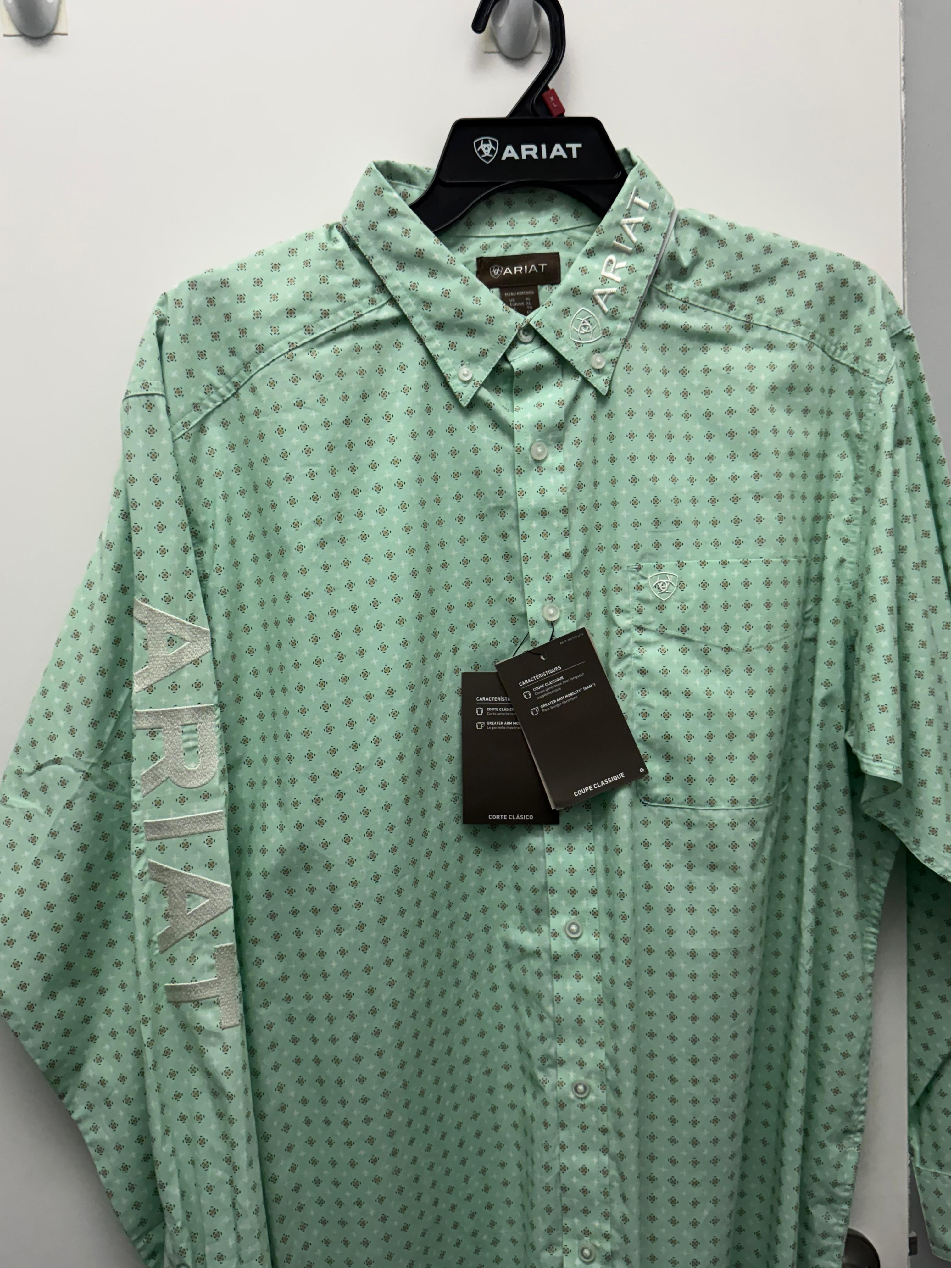 ARIAT-Mint Green LS Adult